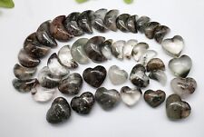 Wholesale Lot Garden Quartz Lot Of 41 Puffy Crescent Moons And Hearts, 3 Pounds  picture