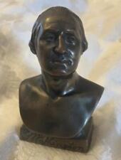 Vintage George Washington Houdon Bronze bust at Mt Vernon XLNT picture
