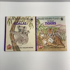 Wendy's World Wildlife Funds Books All About Koalas &Tigers Childrens Books picture