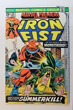 MARVEL PREMIERE #24 IRON FIST vs. The MENACE Of The MONSTROID 1975 picture