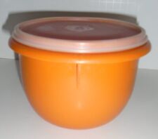 Lot of 4 Vintage Tupperware Food Storage Containers w/ Lids Various Sizes Spoon picture