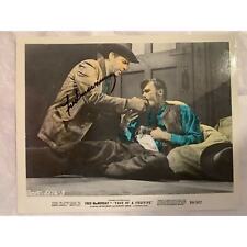 Vintage Fred MacMurray - Face Of A Fugitive - Autographed Lobby Card picture