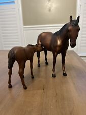 *Vintage* Breyer Traditional  #3155 Thoroughbred Mare and Nursing Foal 1973-84. picture