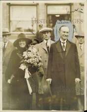 1926 Press Photo President Coolidge & wife Grace cast votes in Northampton, MA picture