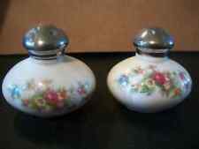 Lovely Vintage Pair of China Floral Salt and Pepper Shakers - Japan  Mid Century picture