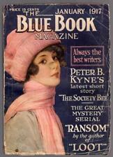 Blue Book Jan 1917 Edgar Rice Burroughs - Tarzan and the Black Boy - Pulp picture