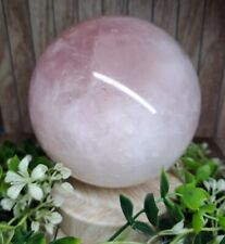 Beautiful Rose Quartz Crystal Sphere 11.5cm 2.24kg & Stand Statement Piece picture