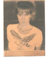HOLLYWOOD Film Actress MAUD ADAMS in 'Tattoo' Movie 1981 Press Photo picture