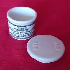 ANTIQUE CLARKS OINTMENT CERAMIC POT WITH LID picture