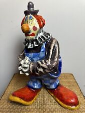 VTG Mid Century Paper Mache Clown Folk Art Sculpture Style Like Jeanne Valentine picture