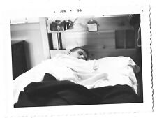 Unusual Vintage Photo Man Sleeping * Military Barrack ? * Asleep Gay NICE PIC picture