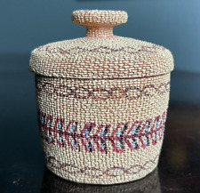Golder Image Native Northland Basketry Hand-crafted Reproduction trinket box lid picture