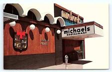 ROCHESTER, NY New York ~ MICHAEL'S RESTAURANT Parking Meter c1960s  Postcard picture