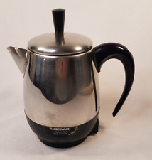 Vtg Farberware Coffee Pot Percolator Superfast Electric 4 Cup Model 0813M picture