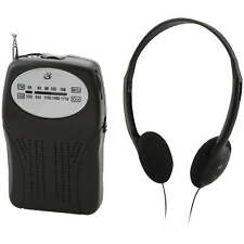 GPX Portable AM/FM Radio, Black, R116B picture