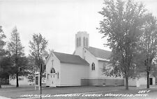 H67/ Wakefield Michigan RPPC Postcard c1940s Immanuel Lutheran Church 137 picture