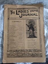Antique The Ladies Home Journal Magazine Newspaper February 1890 picture