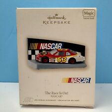 2007 HALLMARK KEEPSAKE ORNAMENT THE RACE IS ON NASCAR MAGIC SOUND TESTED WORKS picture