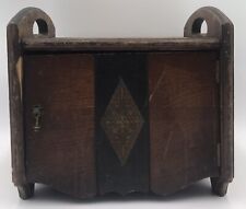 VINTAGE HAND MADE WOODEN BREAD BOX/COOLER/SAFE? SEE PHOTOS. picture