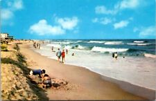 Vintage Postcard Greetings from Delaware Coast Couple on Beach Delaware DE  T657 picture