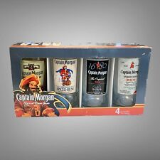 Set of 4 Captain Morgan Official Crew Gear Logo 6” Tall 15oz Highball Glasses picture