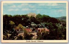 Eureka Springs Arkansas AR Birds Eye View Mountains Ozarks Vintage UNP Postcard picture