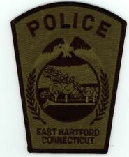 CONNECTICUT CT EAST HARTFORD POLICE SUBDUED SWAT STYLE SHOULDER PATCH SHERIFF picture