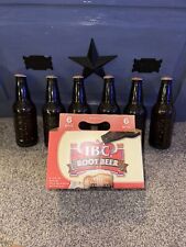 IBC Root Beer Glass Amber Bottle 6x 12 oz W/ Caps Empty Carrier Vintage 1983 picture