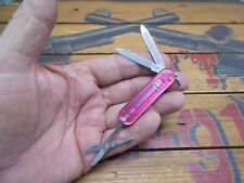 Victorinox Classic Swiss Army Knife 58mm Translucent Pink picture