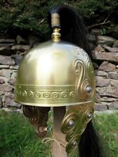 18ga Brass Sca Larp Medieval Roman Celtic Montefortino Helmet Medieval Knight He picture