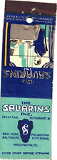 New York Baltimore Philadelphia The Savarins Inc., Vintage Matchbook Cover picture