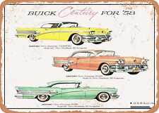 METAL SIGN - 1958 Buick Century Vintage Ad picture
