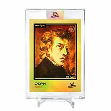 CHOPIN 1810 - 1849 Card 2023 GleeBeeCo #CA8A-G Encased Holo GOLD 1/1 picture