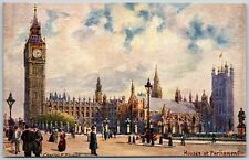 The Houses of Parliament, Tuck Oilette - Postcard picture