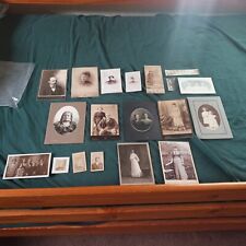 VINTAGE PHOTOS: lot of 19 very old photos (early 1900s) picture