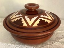 Southwestern Pattern Style Signed Redware picture