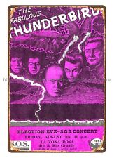 home decor 1985 & 1992 The Fabulous Thunderbird Concert Posters metal tin sign picture