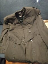 WWII U.S. Army Trench Coat Overcoat Heavy Wool Olive Green Trenchcoat 38s picture