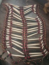 Vintage native american indian breastplate Cherokee Nc picture