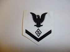 b0819s WW2 US Navy Shore Patrol 3rd class Rate white 1942-43 PB5 picture