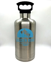 ✅ Beer Growler 64oz Stainless Steel Vacuum Insulated Bottle Golden Road Brewery picture
