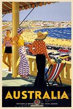 Australia Postcards 1930s Retro Original Travel Poster art  Set Of 6 picture