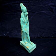 Antiquity Rare Ancient Egyptian Statue God Horus Pharaonic Unique Egyptian BC picture