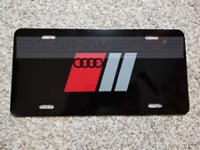 Audi Sport Plate metal novelty vanity old style 2 colors plate picture