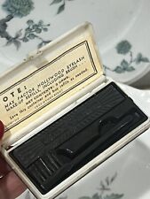 VINTAGE MAX FACTOR HOLLYWOOD COLLECTIBLE CAKE MASCARA COMPACT EYELASH BLUE  NEW picture