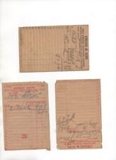 1914 - 17 VINTAGE RECEIPTS 110 YEARS OLD CARYVILLE TENNESSEE JACKSBORO RED ASH picture