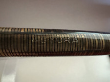 Astura Pen Fountain Pen Celluloid Marbled Hazelnut Vintage 1940 Marking picture