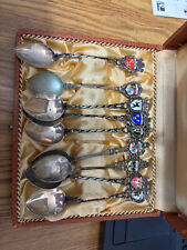 Set of 9 German Collectible Spoons from the 1950's, post WW2 era picture
