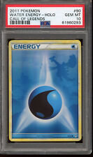 2011 Pokemon Call of Legends Water Energy (Lugia) Holo PSA 10 #90 - POP 16 picture