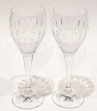 2 MIKASA Coventry Pattern, 12 oz Crystal Wine Glasses, Blown Glass, 8 5/8